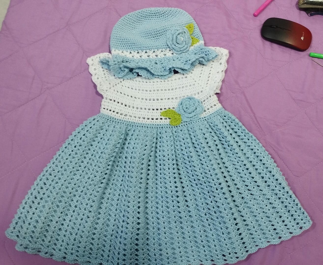 VESTIDO DE NIÑA DE 1 AÑO