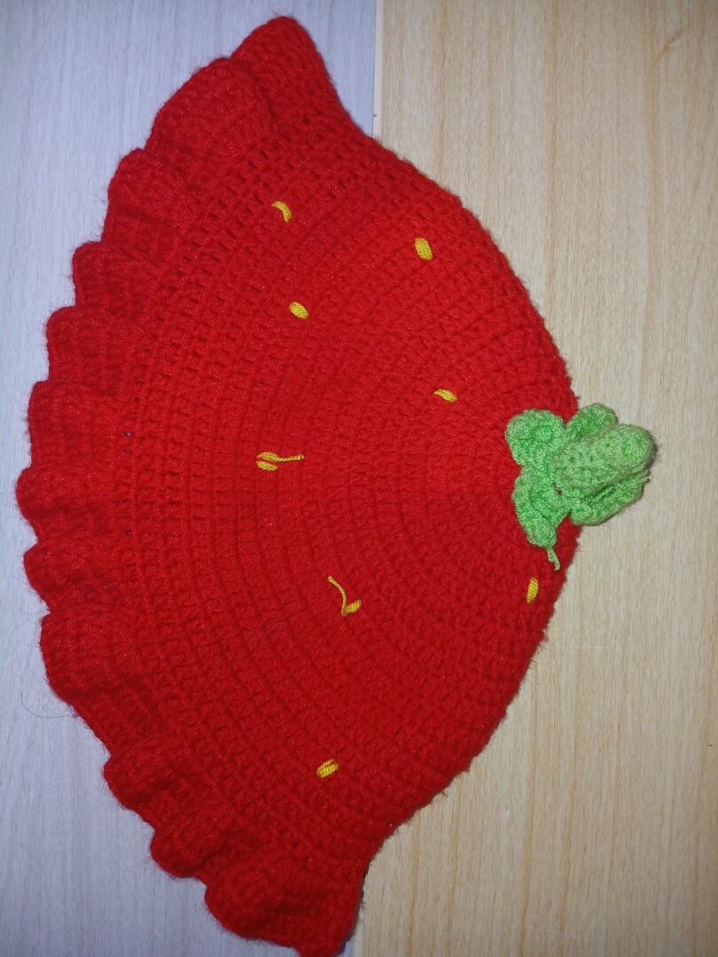 Gorro tejido estilo fresa