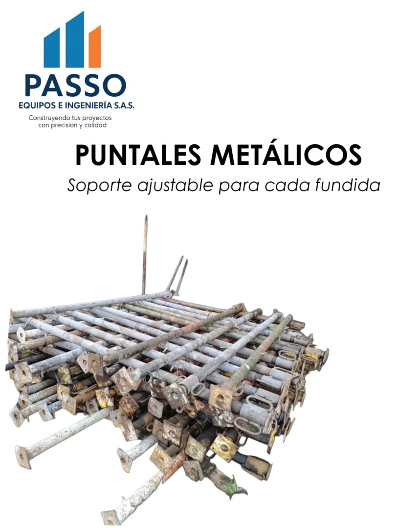 Alquiler puntales metálicos * día
